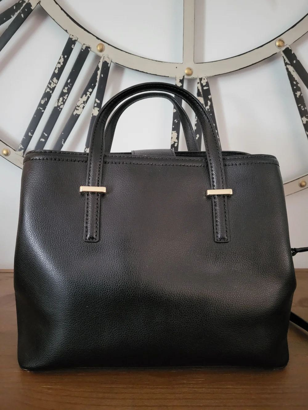 kate spade New York Black Leather Satchel